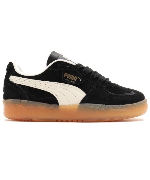 「PUMA」 ローカットスニーカー 24cm ブラック レディース_画像3