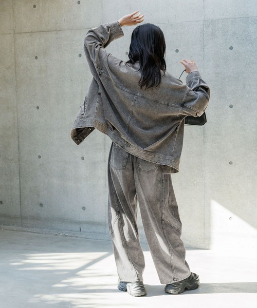「PAGEBOY」 デニムパンツ SMALL ブルー レディース_画像4