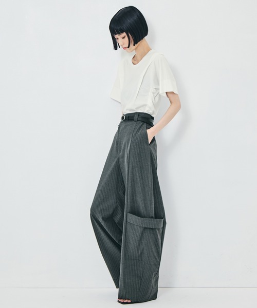 STUDIOUS（ステュディオス） ワイドパンツ カーゴパンツ 「STUDIOUS