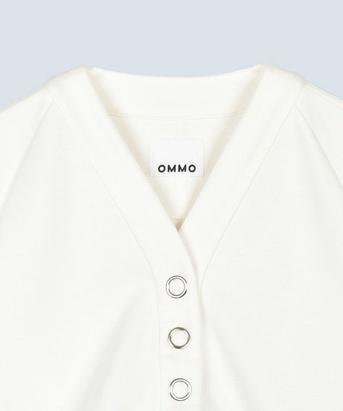 OMMO（オーエムエムオー） カーディガン 「」CURVE SLEEVE CUT CD