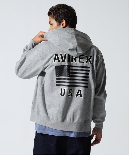 AVIREX（アヴィレックス） パーカー 「WEB＆DEPOT限定」BONDING ZIP UP