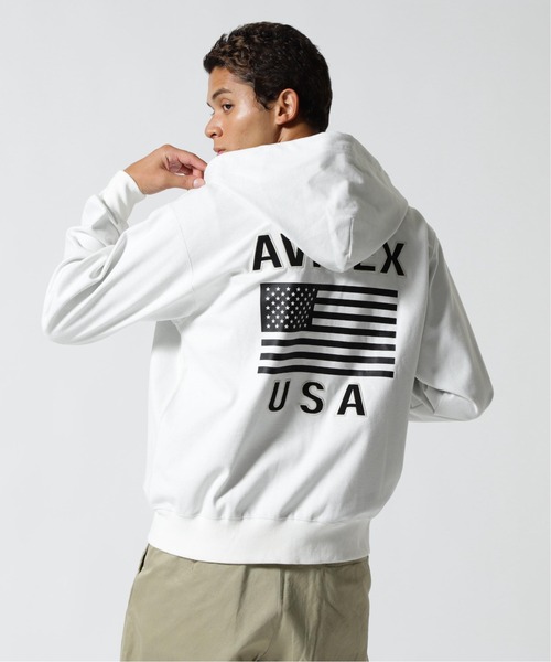 AVIREX（アヴィレックス） パーカー 「WEB＆DEPOT限定」BONDING ZIP UP