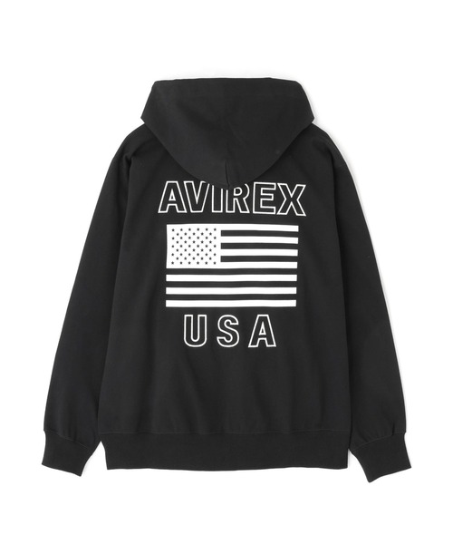 AVIREX（アヴィレックス） パーカー 「WEB＆DEPOT限定」BONDING ZIP UP