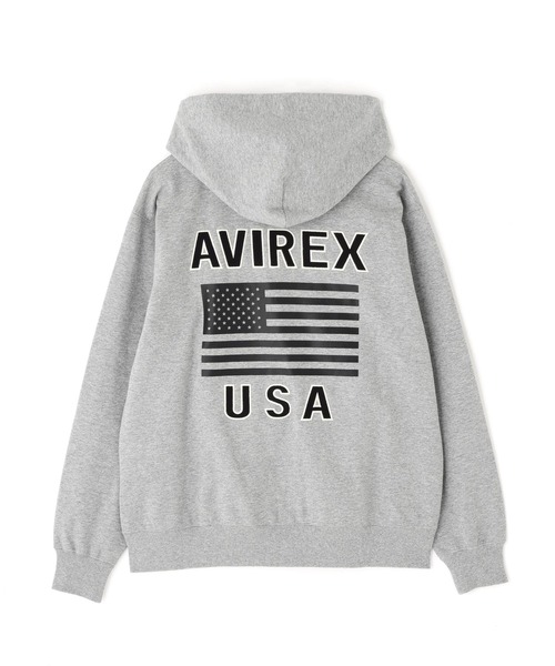 AVIREX（アヴィレックス） パーカー 「WEB＆DEPOT限定」BONDING ZIP UP