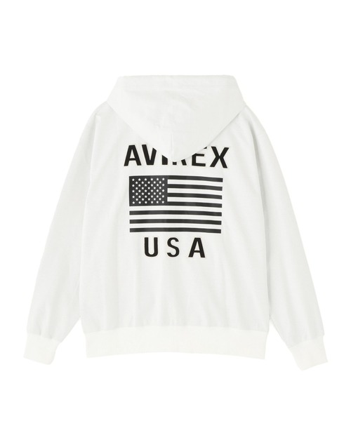 AVIREX（アヴィレックス） パーカー 「WEB＆DEPOT限定」BONDING ZIP UP