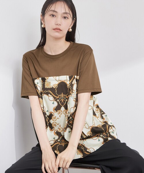 OPAQUE.CLIP（オペークドットクリップ） tシャツ 半袖 スカーフ