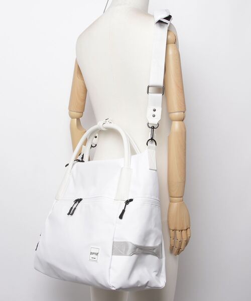 「The DUFFER of ST.GEORGE」 2WAYバッグ F ホワイト メンズ_画像2