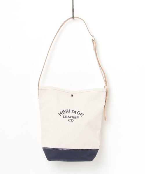 HERITAGE LEATHER ショルダーバッグ バッグ BUCKET SHOULDER
