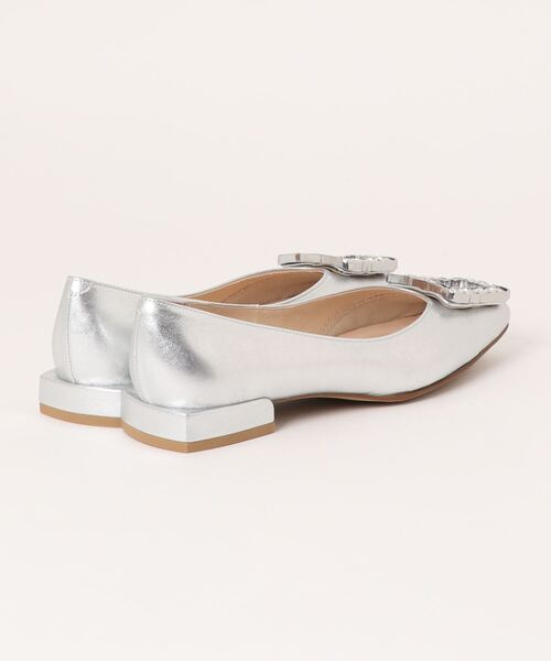 carino☆スクエアビジューパンプス☆ carino パンプス スクエアビジューフラットパンプス : ZOZOTOWN
