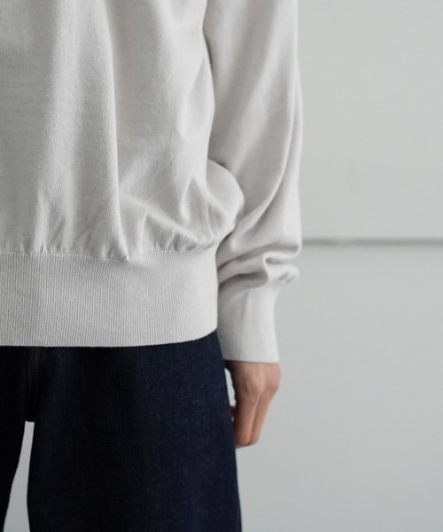 セーター ニット crepuscule Knit Polo L/S メンズ : 72188961 