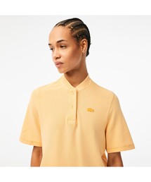 LACOSTE ポロシャツ ポロ エコダイ鹿の子地ヘンリーネックシャツ