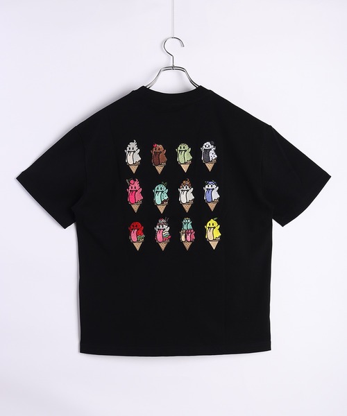 GRAF＆WU（グラフアンドウー） tシャツ 12BOOGHOST 半袖プリント 刺繍