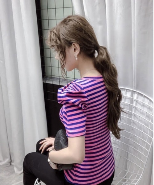 tシャツ パワーショルダーカットソー レディース &. NOSTALGIA tシャツ 「ZOZO限定」パワーショルダーカットプル