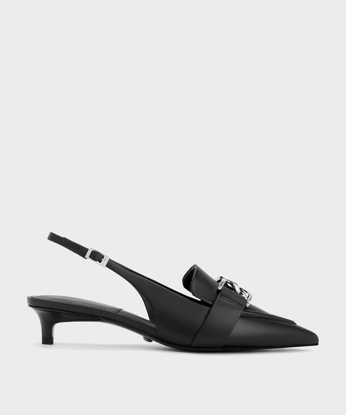 CHARLES ＆ KEITH パンプス Gabine ガビーヌ レザースリング