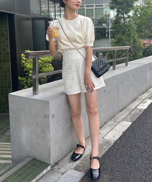 one after another NICE CLAUP パンツ ぷくぷくジャガードアソート