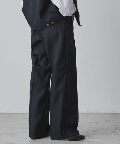 ［YJさん専用］Wrangler パンツ&MASSES ニットCAP セット Wrangler（ラングラー） スラックス ∴WEGO/「セットアップ対応」別注