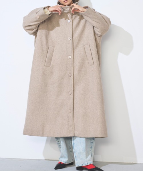 Libra Cue（リブラ キュー） コート アウター ハイネックボリューム