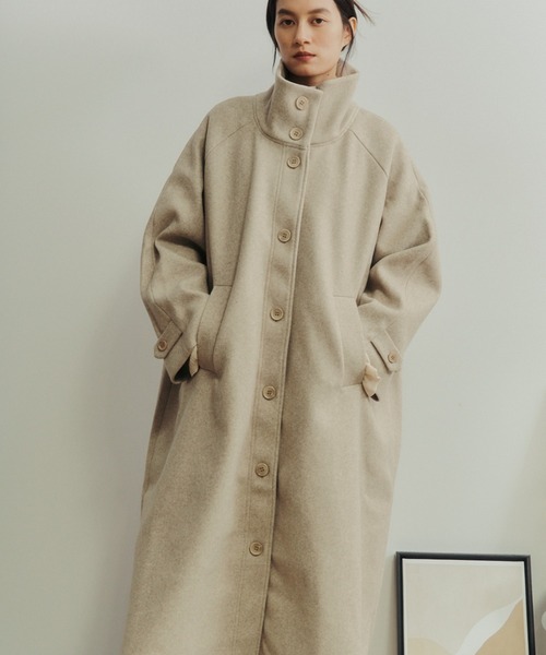 Libra Cue（リブラ キュー） コート アウター ハイネックボリューム