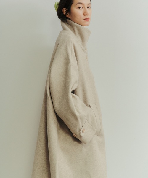 Libra Cue（リブラ キュー） コート アウター ハイネックボリューム