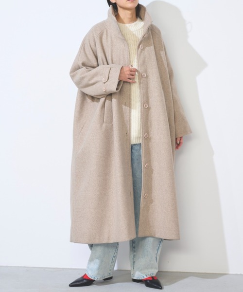 Libra Cue（リブラ キュー） コート アウター ハイネックボリューム