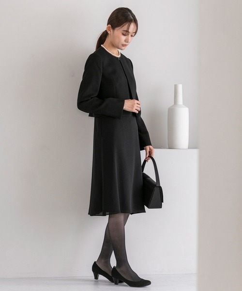 新品未使用 パーソンズ ブラックフォーマル ジャケット&ワンピース 小さいサイズ PERSON'S - 【パーソンズ】礼服 喪服 ブラックフォーマル 小さい