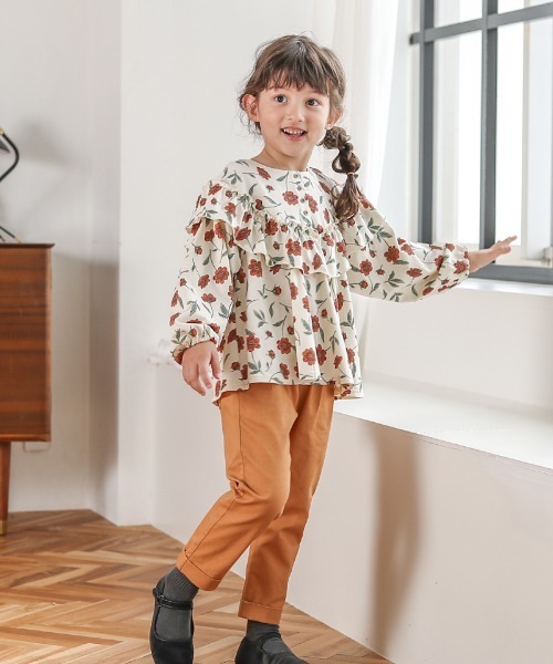 n.o.u.s パンツ 9分丈パンツ キッズ 子供服 女の子 : ZOZOTOWN Yahoo 