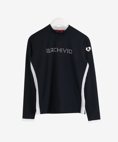 archivio（アルチビオ） tシャツ 「LADIES」部分メッシュ長袖プル