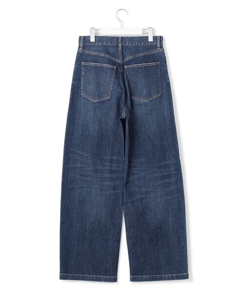 【美品】23区　DENIM ストレッチワイドパンツ　デニム　大きいサイズ Oggi3月号掲載/新色追加/洗える】23区DENIM ストレッチ ワイド