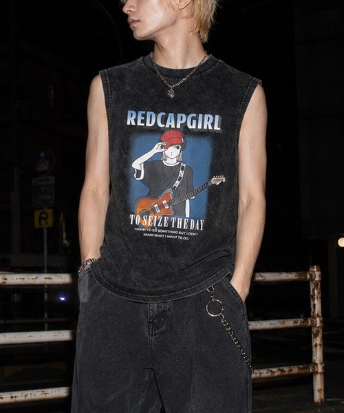 RED CAP GIRL（レッドキャプガール） タンクトップ 「a-r」「Red Cap
