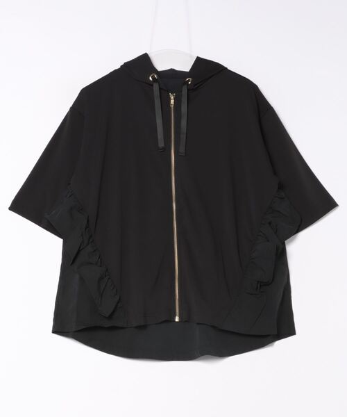 【新品タグ付き】Emma Taylor パーカー 黒 Emma Taylor パーカー ダンボールジップアップパーカー