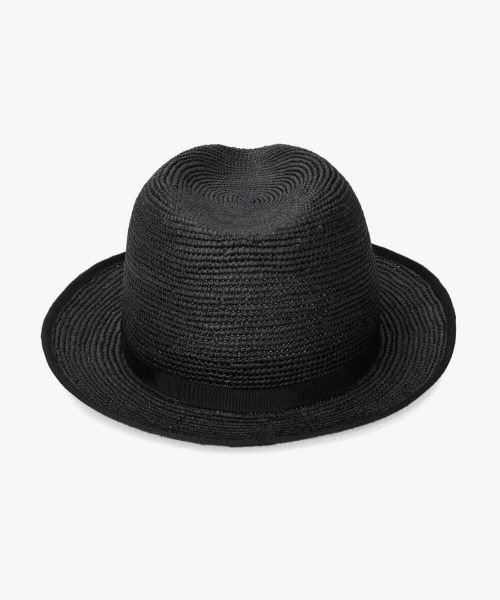 【オマケ付】override PANAMA パナマハット　ストローハット override 帽子 ハット OVERRIDE PANAMA ROLL-UP FEDORA