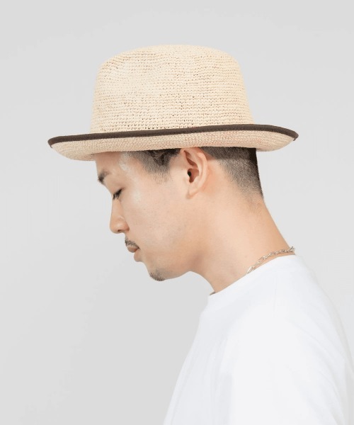 override メンズ　パナマ帽 OVERRIDE PANAMA FEDORA | 58cm(58) WHITE (06) | OVERRIDE