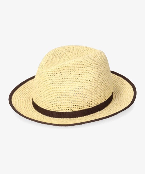override 帽子 ハット OVERRIDE PANAMA ROLL-UP FEDORA