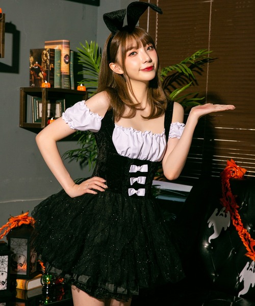 コスプレ 「 キュートバニー 」 ハロウィン バニーガール バニー 仮装
