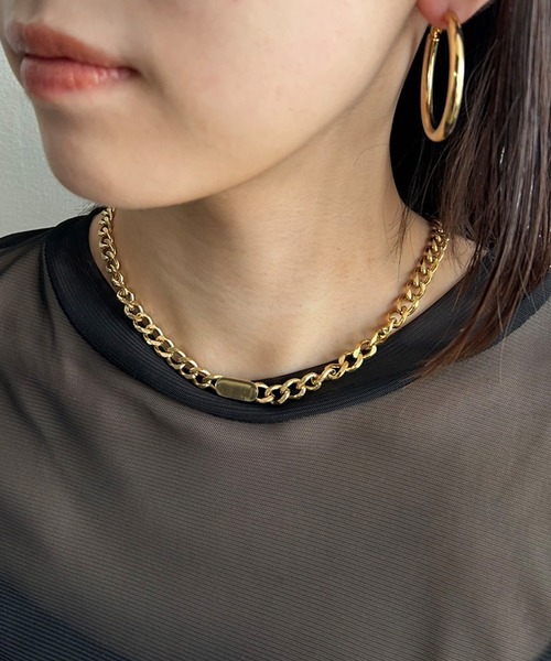 Kotoe ネックレス 「UNISEX」 プレートチェーンネックレス