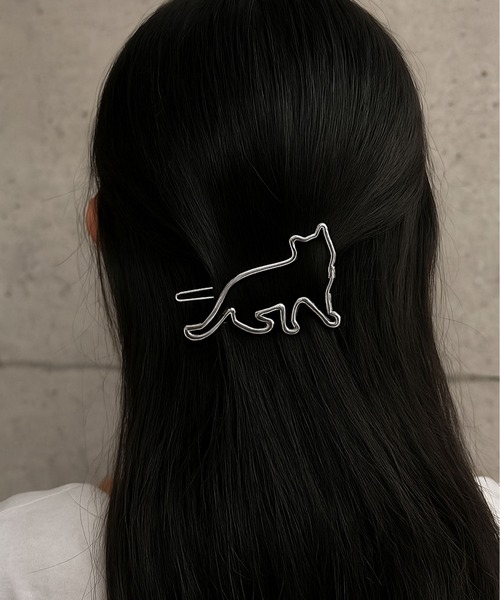 ヘアアクセサリー gato Port ヘアピン 「 / ポート 」 キャット ライン ネコ 猫