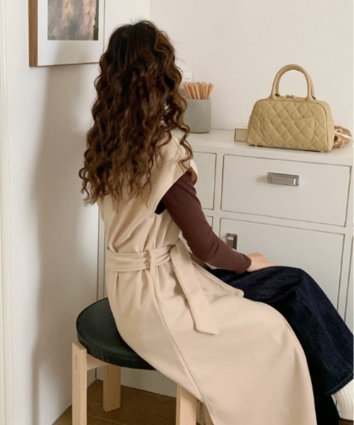 sorule ワンピース ベルト付きジレワンピース : ZOZOTOWN Yahoo!店