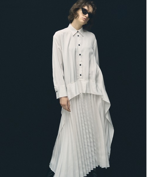 【新品即発送】Muel Chic★Nicol OP 二コルワンピース Muel Chic シャツワンピース Nicol OP 二コルワンピース