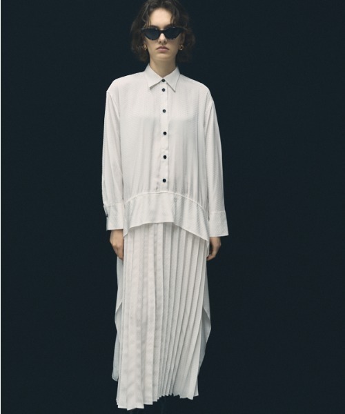 【新品即発送】Muel Chic★Nicol OP 二コルワンピース Muel Chic シャツワンピース Nicol OP 二コルワンピース
