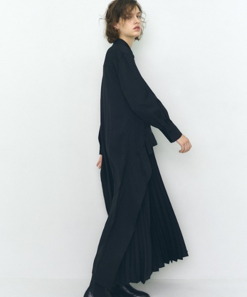【新品即発送】Muel Chic★Nicol OP 二コルワンピース Muel Chic シャツワンピース Nicol OP 二コルワンピース