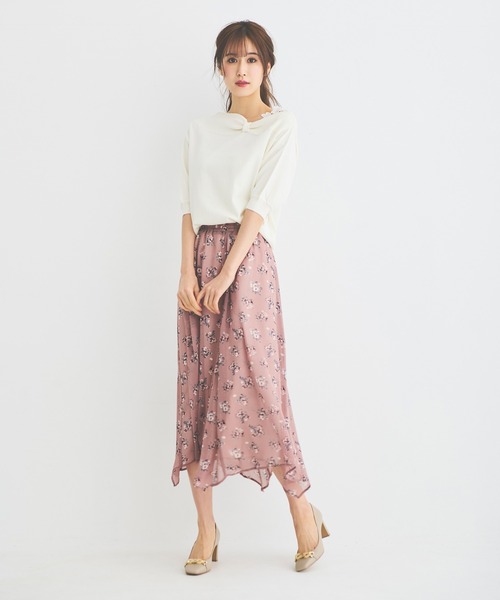 レッセパッセ　半袖ニット ピンク LAISSE PASSE 「LAISSE PASSE」 半袖ニット MEDIUM ピンク系