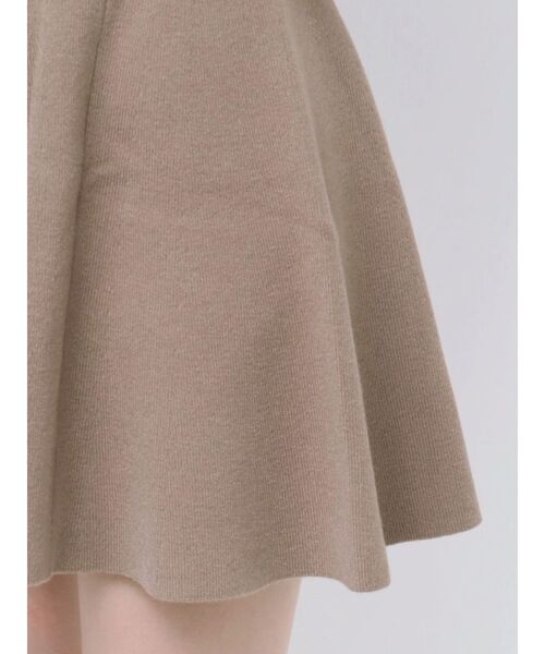 GYDA ワンピース WEB限定！！「TINY」ボトルネックニットフレア