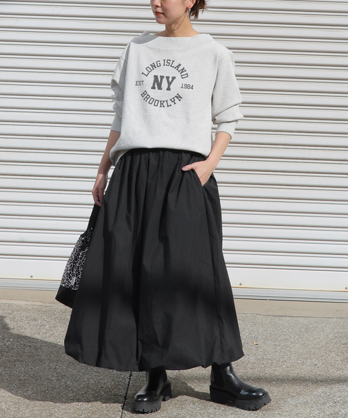 JOURNAL STANDARD relume トレーナー スウェット オフショルロゴ