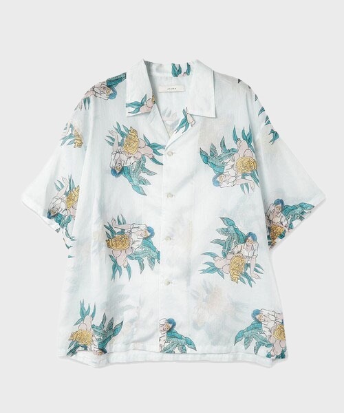 JieDa 半袖シャツ JieDa 「Jieda」 半袖シャツ 1 グレー メンズ : ZOZOTOWN Yahoo
