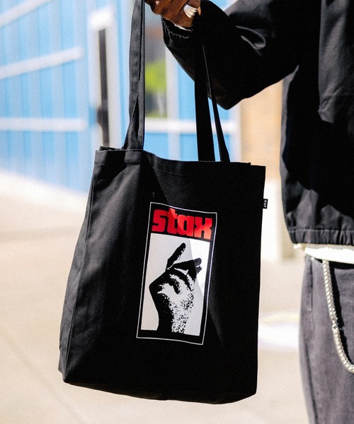 ★米国発*HUF*新作*STAX キャンバストート★ HUF トートバッグ X STAX TOTE / ハフ バッグ メンズ レディース
