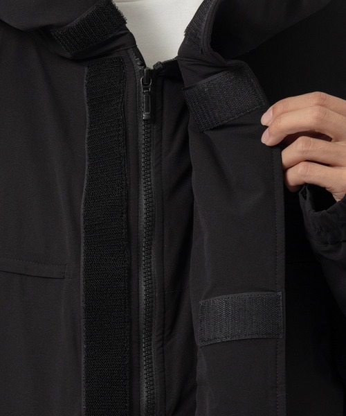 ダウンジャケット ダウン 「FACCIES/ファッチーズ」LIGHTWEIGHT FILLED HOODIE BLOUSON メンズの画像