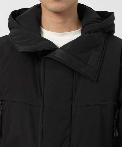 ダウンジャケット ダウン 「FACCIES/ファッチーズ」LIGHTWEIGHT FILLED HOODIE BLOUSON メンズの画像