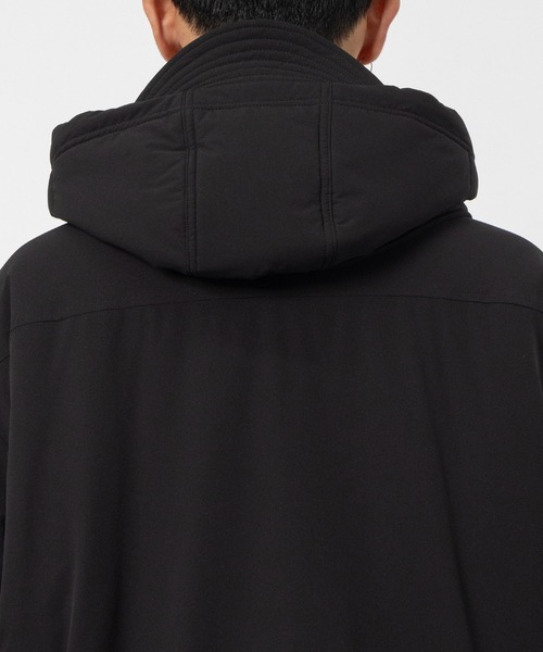ダウンジャケット ダウン 「FACCIES/ファッチーズ」LIGHTWEIGHT FILLED HOODIE BLOUSON メンズの画像
