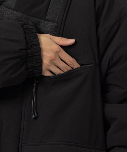 ダウンジャケット ダウン 「FACCIES/ファッチーズ」LIGHTWEIGHT FILLED HOODIE BLOUSON メンズの画像