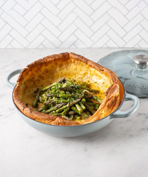 新品未使用・ルクルーゼ・シグニチャー・キャセロール26㌢・ペタルレリーフ Le Creuset 鍋 シグニチャー ビュッフェ・キャセロール 26cm